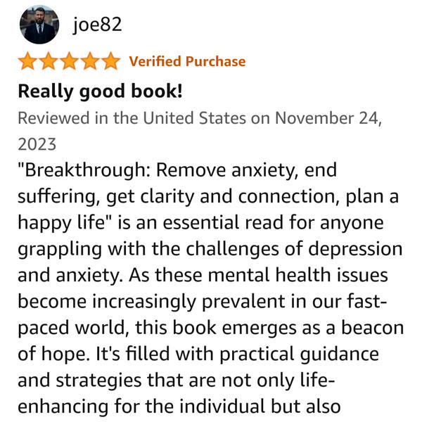 Breakthrough - Joe Thomsett - Amazon Reviews